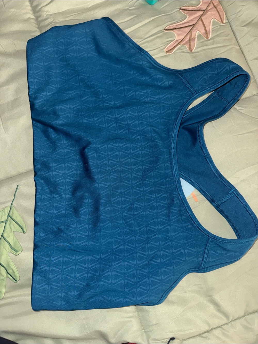 Women’s Blue Nike Athletic Sports Bra Top
